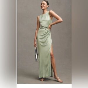 BHLDN Sage Green Gown